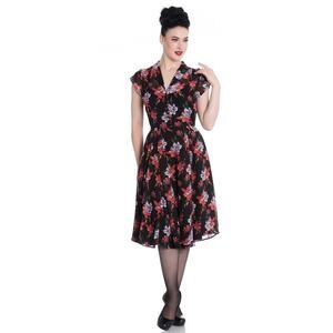 Hell Bunny Pinup Rayna Rockabilly Swing Retro Day Tea Dress XL